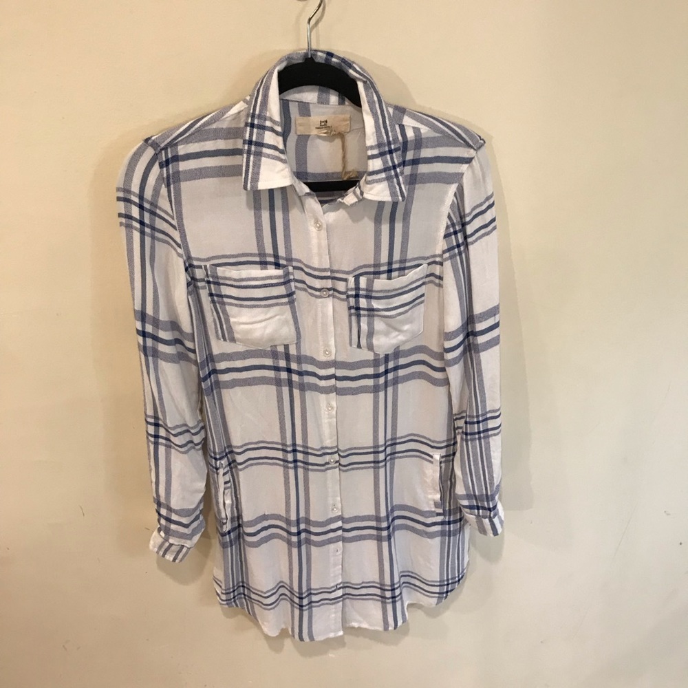 Thread & Supply Flannel Top. NWT. XS - Picture 2 of 7